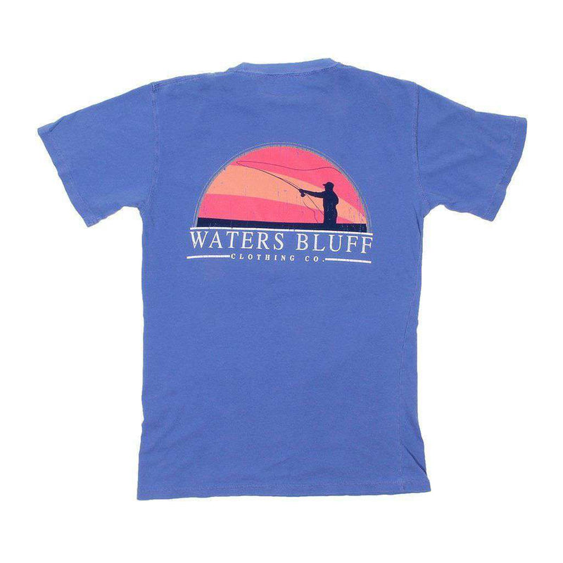 Fisher Tee Shirt in Mystic Blue by Waters Bluff - Country Club Prep