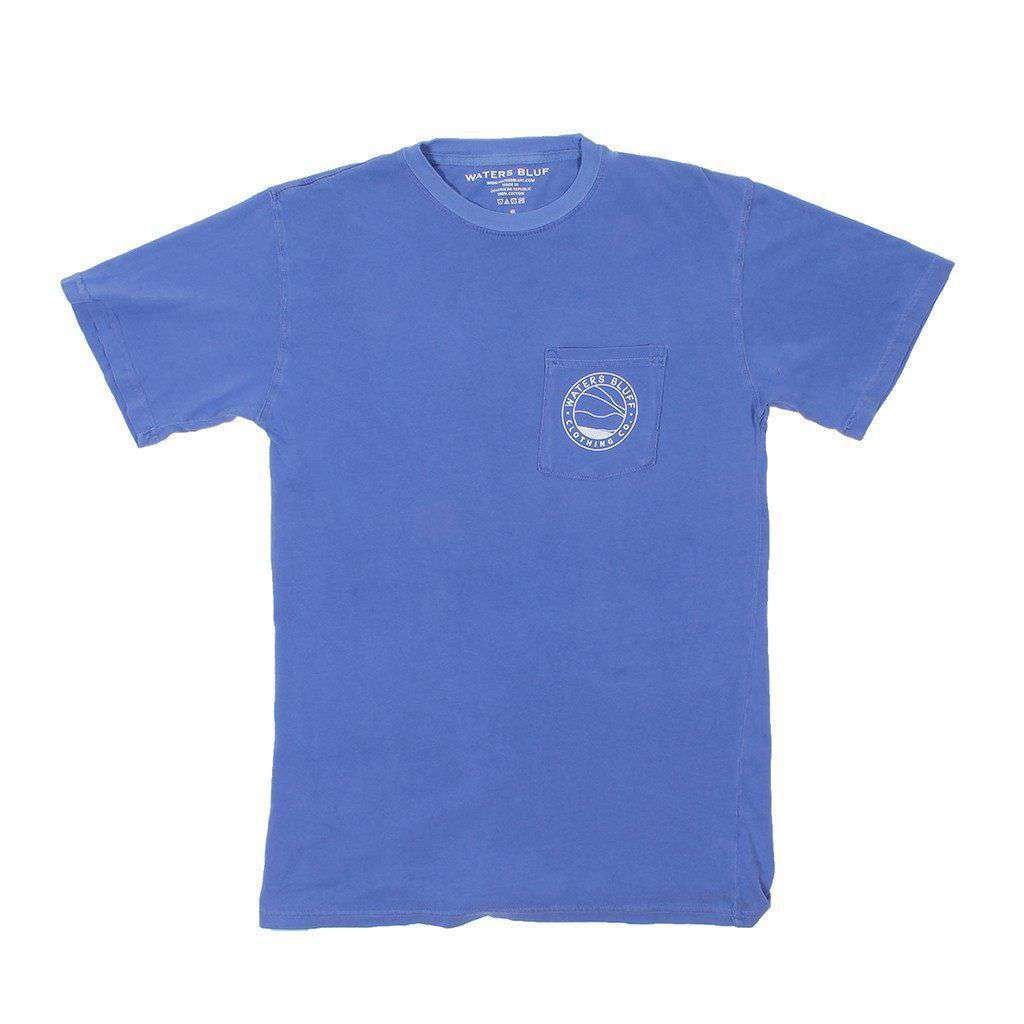 Fisher Tee Shirt in Mystic Blue by Waters Bluff - Country Club Prep