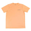 Fishing Lure Performance Tee in Peach Orange by Southern Point Co. - Country Club Prep