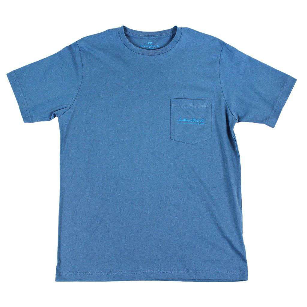 Fishing Lure Tee in Blue Jean by Southern Point Co. - Country Club Prep