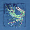 Fishing Lure Tee in Blue Jean by Southern Point Co. - Country Club Prep