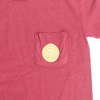 FL Tallahassee Gameday T-Shirt in Garnet by State Traditions - Country Club Prep