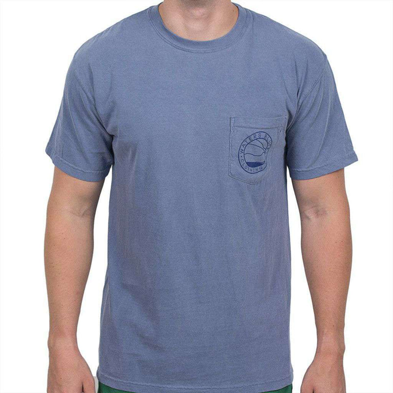 Flippin' Out Tee Shirt in Blue Jean by Waters Bluff - Country Club Prep