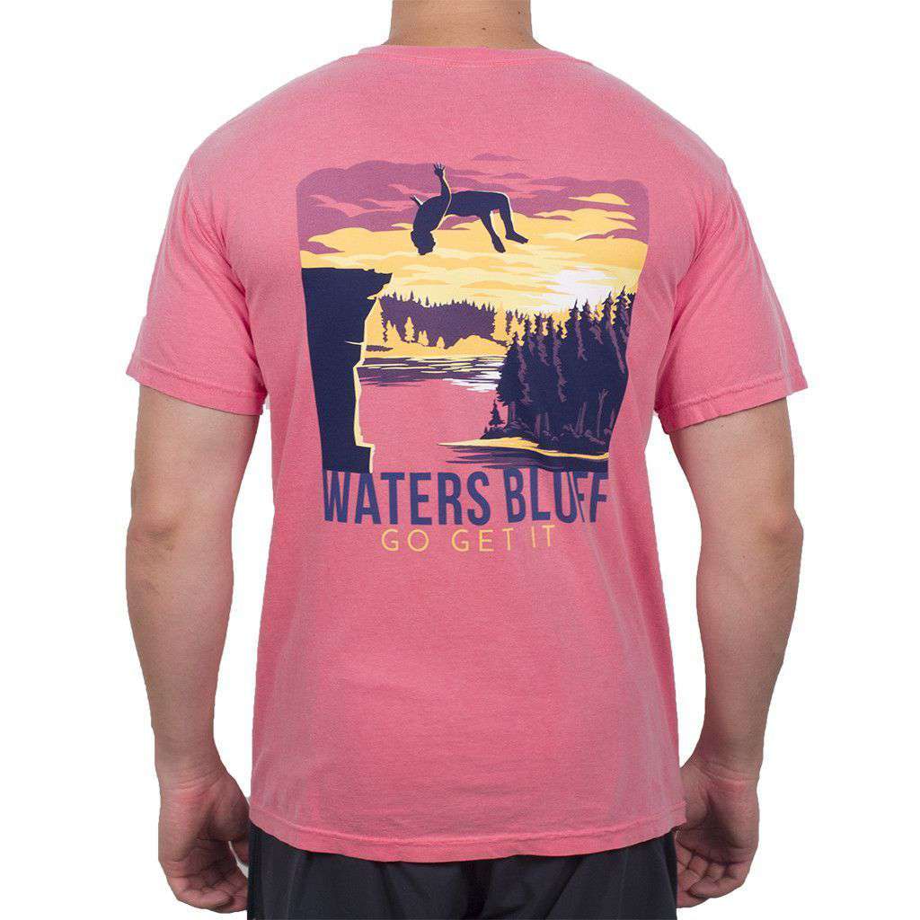 Flippin' Out Tee Shirt in Watermelon by Waters Bluff - Country Club Prep