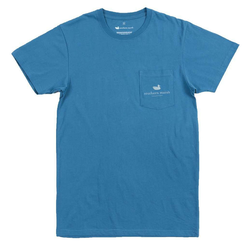 Florida Backroads Collection Tee in Slate by Southern Marsh - Country Club Prep
