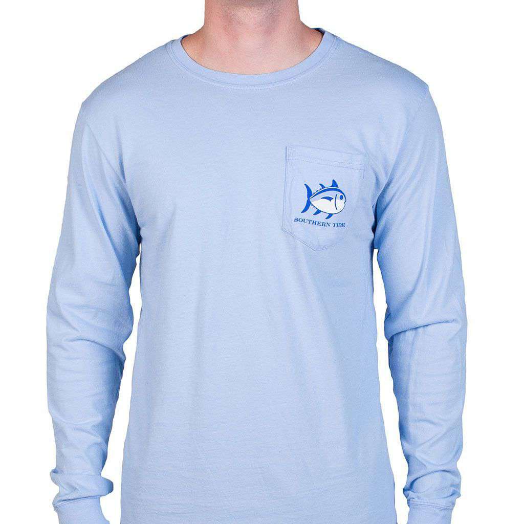 Florida Long Sleeve State Tee Shirt in True Blue by Southern Tide - Country Club Prep