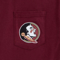 Florida State University Mascot Tee Shirt in Chianti by Southern Tide - Country Club Prep