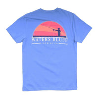 Fly Fisher Tee in Mystic Blue by Waters Bluff - Country Club Prep