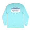 Fly Shop Long Sleeve Tee in Island Reef by Waters Bluff - Country Club Prep