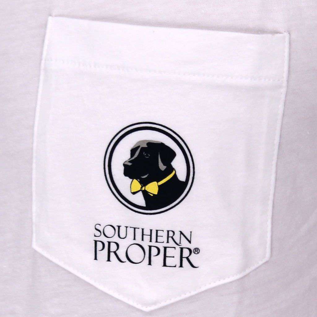 Fraternity Dress Code Short Sleeve in White by Southern Proper S