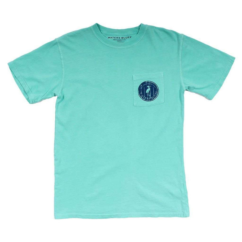 Free & Easy Tee Shirt in Chalky Mint by Waters Bluff - Country Club Prep