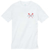 Freedom Lax Tee Shirt in Classic White by Southern Tide - Country Club Prep