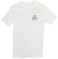 Freedom Rocks T-Shirt in Classic White by Southern Tide - Country Club Prep