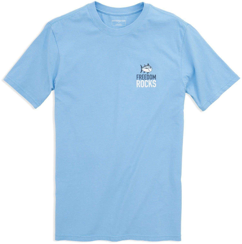 Southern Tide Freedom Rocks T-Shirt in Ocean Channel Blue – Country ...