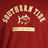 FSU Long Sleeve Campus Tee in Garnet by Southern Tide - Country Club Prep