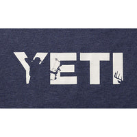 Full Draw Hunter Tee in Heather Navy by YETI - Country Club Prep