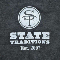 GA Athens Gameday Long Sleeve T-Shirt in Pepper Grey by State Traditions - Country Club Prep