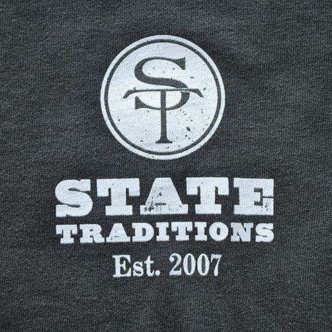 GA Athens Gameday Long Sleeve T-Shirt in Pepper Grey by State Traditions - Country Club Prep