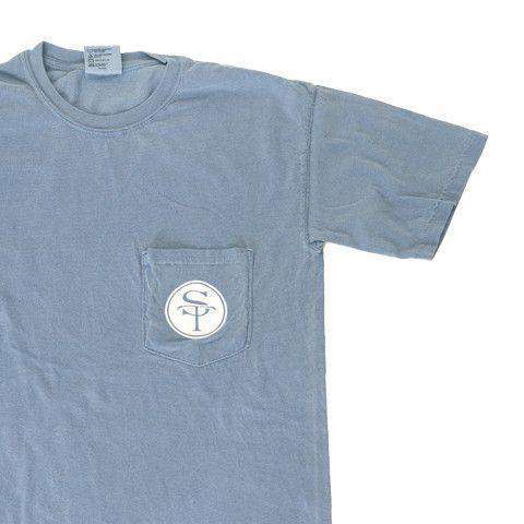 GA Traditional T-Shirt in Slate Blue by State Traditions - Country Club Prep