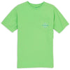 Game, Set , Skipjack Pocket Tee in Summer Green by Southern Tide - Country Club Prep