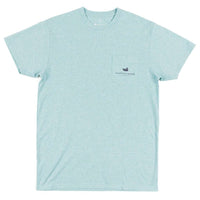 Genuine Collection - Deer Hunting Tee in Washed Moss Blue by Southern Marsh - Country Club Prep