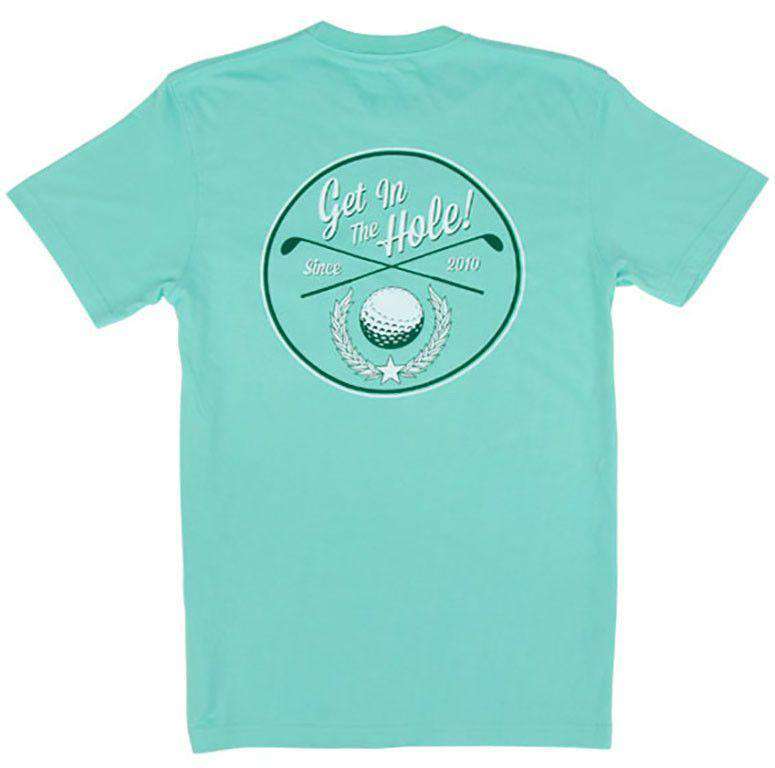 Get in the Hole Short Sleeve Pocket Tee in Spring Green by Rowdy Gentleman - Country Club Prep