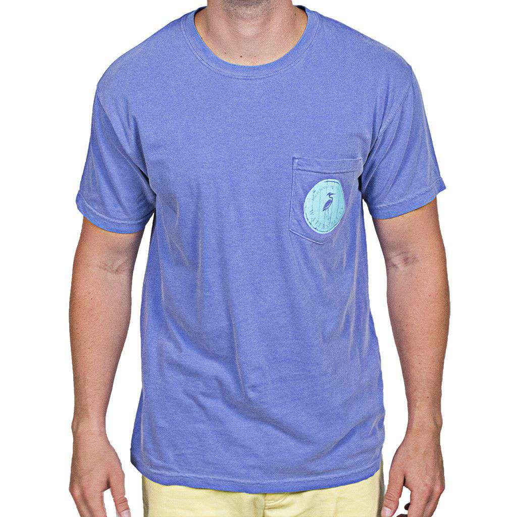 Gettin' Fishy Tee Shirt in Flo Blue by Waters Bluff - Country Club Prep