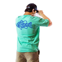 Gettin' Fishy Tee Shirt in Island Reef Green by Waters Bluff - Country Club Prep