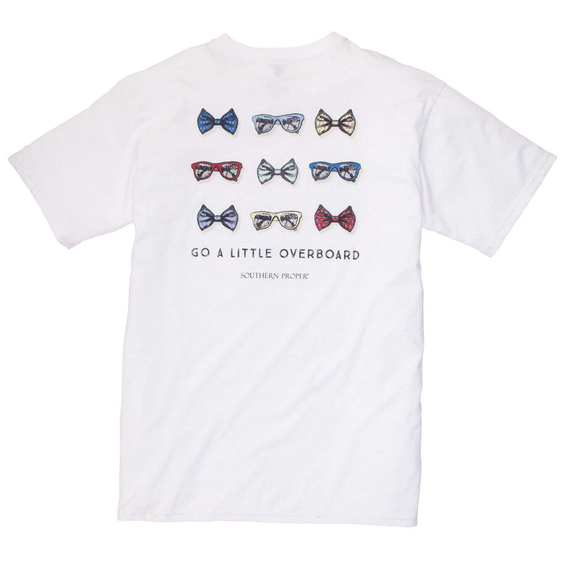 Go A Little Overboard Tee in White by Southern Proper - Country Club Prep