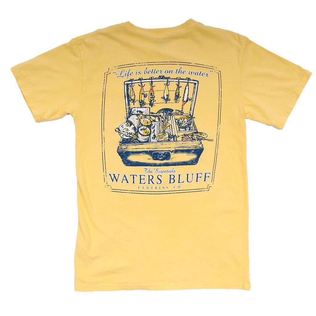 Granddaddy Joe's Tee Shirt in Butter by Waters Bluff - Country Club Prep