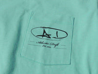 Grander Pocket Tee in Seafoam by Atlantic Drift - Country Club Prep