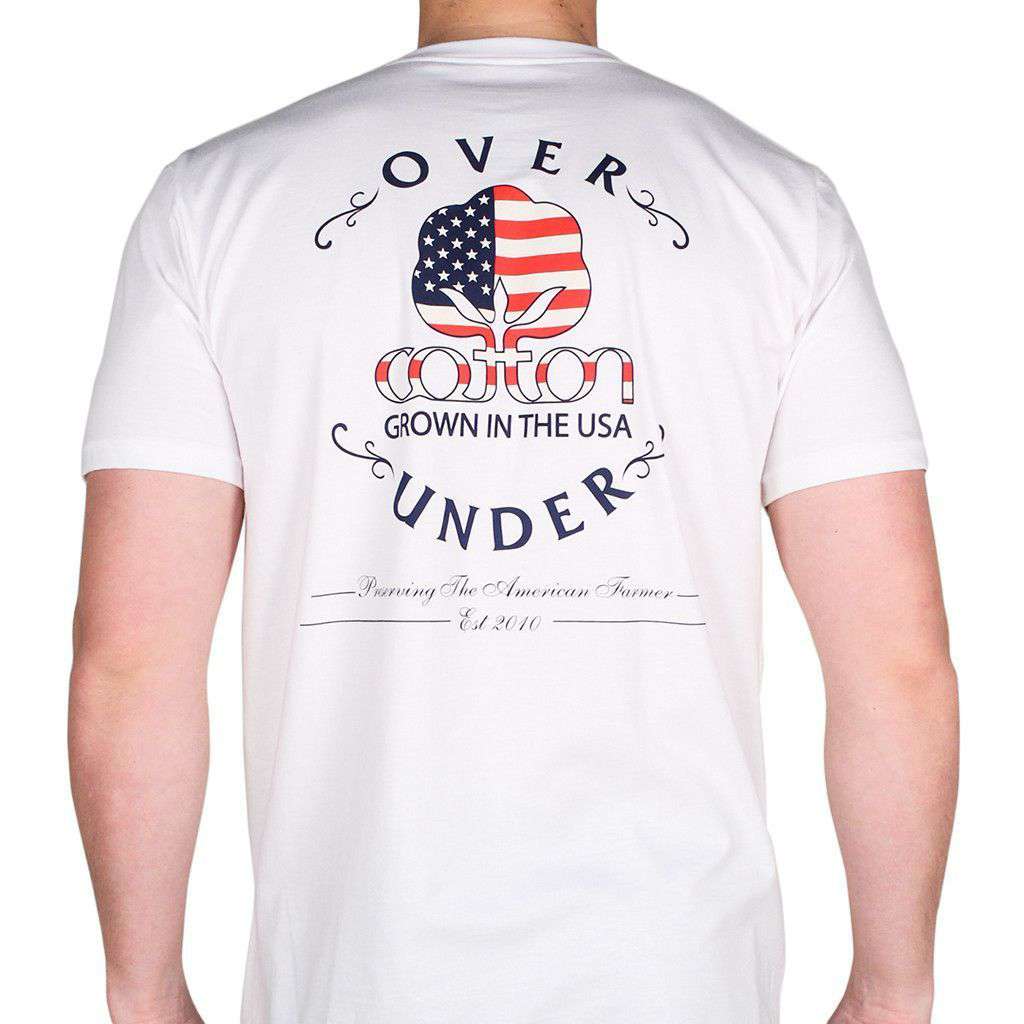 Over Under Clothing Grown In The USA Tee in White – Country Club Prep