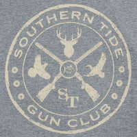 Gun Club Long Sleeve Tee Shirt in Grey by Southern Tide - Country Club Prep