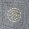 Gun Club Long Sleeve Tee Shirt in Grey by Southern Tide - Country Club Prep