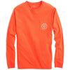 Gun Club Long Sleeve Tee Shirt in Orange Sky by Southern Tide - Country Club Prep