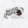 Haberdashery Long Sleeve Tee in White by Southern Proper - Country Club Prep