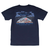 Headin' Out Tee Shirt in Navy by Waters Bluff - Country Club Prep