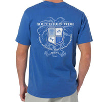 Heritage Crest Tee in Over Sea Blue by Southern Tide - Country Club Prep