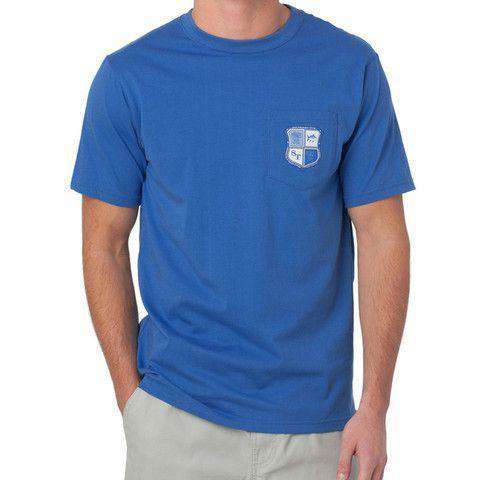 Heritage Crest Tee in Over Sea Blue by Southern Tide - Country Club Prep