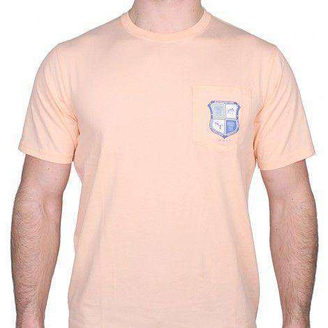Heritage Crest Tee in Reef Pink by Southern Tide - Country Club Prep