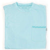 High Roller Pocket Tee Shirt in Light Blue by Krass & Co. - Country Club Prep