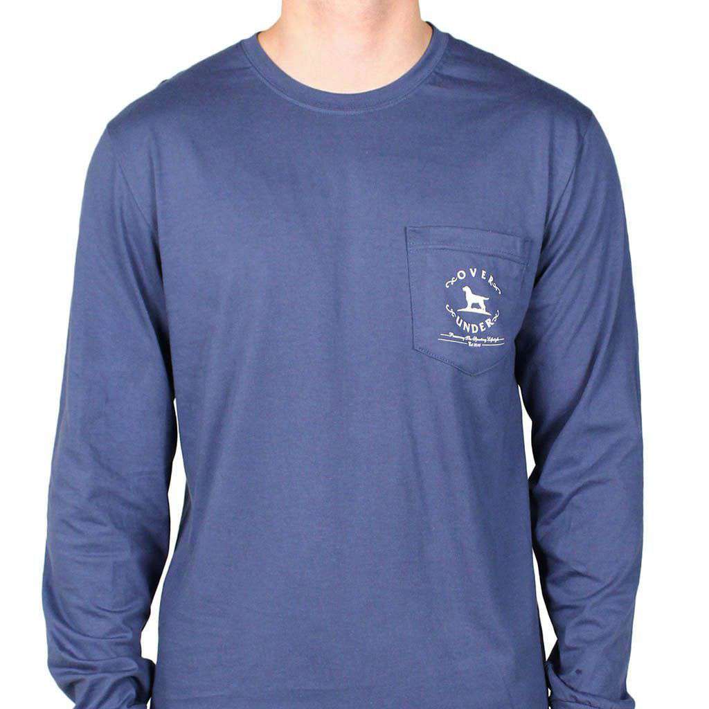 History of the Lab Long Sleeve Tee in Navy by Over Under Clothing - Country Club Prep