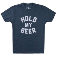 Hold My Beer Vintage Tee Shirt in Navy by Rowdy Gentleman - Country Club Prep