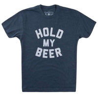 Hold My Beer Vintage Tee Shirt in Navy by Rowdy Gentleman - Country Club Prep