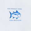 Holiday Skipjack Long Sleeve Tee Shirt in Classic White by Southern Tide - Country Club Prep