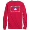 Holiday Skipjack Long Sleeve Tee Shirt in Port Side Red by Southern Tide - Country Club Prep