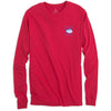 Holiday Skipjack Long Sleeve Tee Shirt in Port Side Red by Southern Tide - Country Club Prep