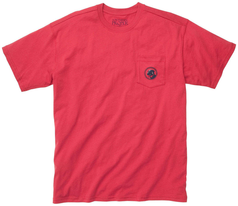 Southern Proper House Rules Tee in Red – Country Club Prep