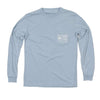 Howlin' For America Long Sleeve Tee in Southern Sky by Southern Fried Cotton - Country Club Prep