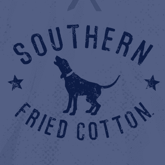 Howlin Hound Long Sleeve Thermal in Blue Jean by Southern Fried Cotton - Country Club Prep